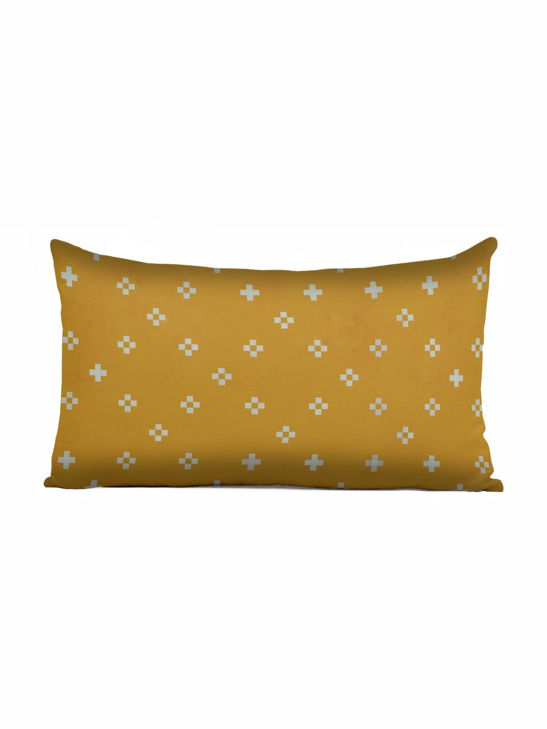 

Vargottam Yellow & White Geometric Printed Rectangle Cushion Cover