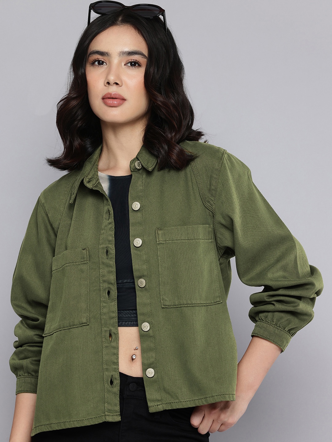 

Levis Spread Collar Tailored Jacket, Green