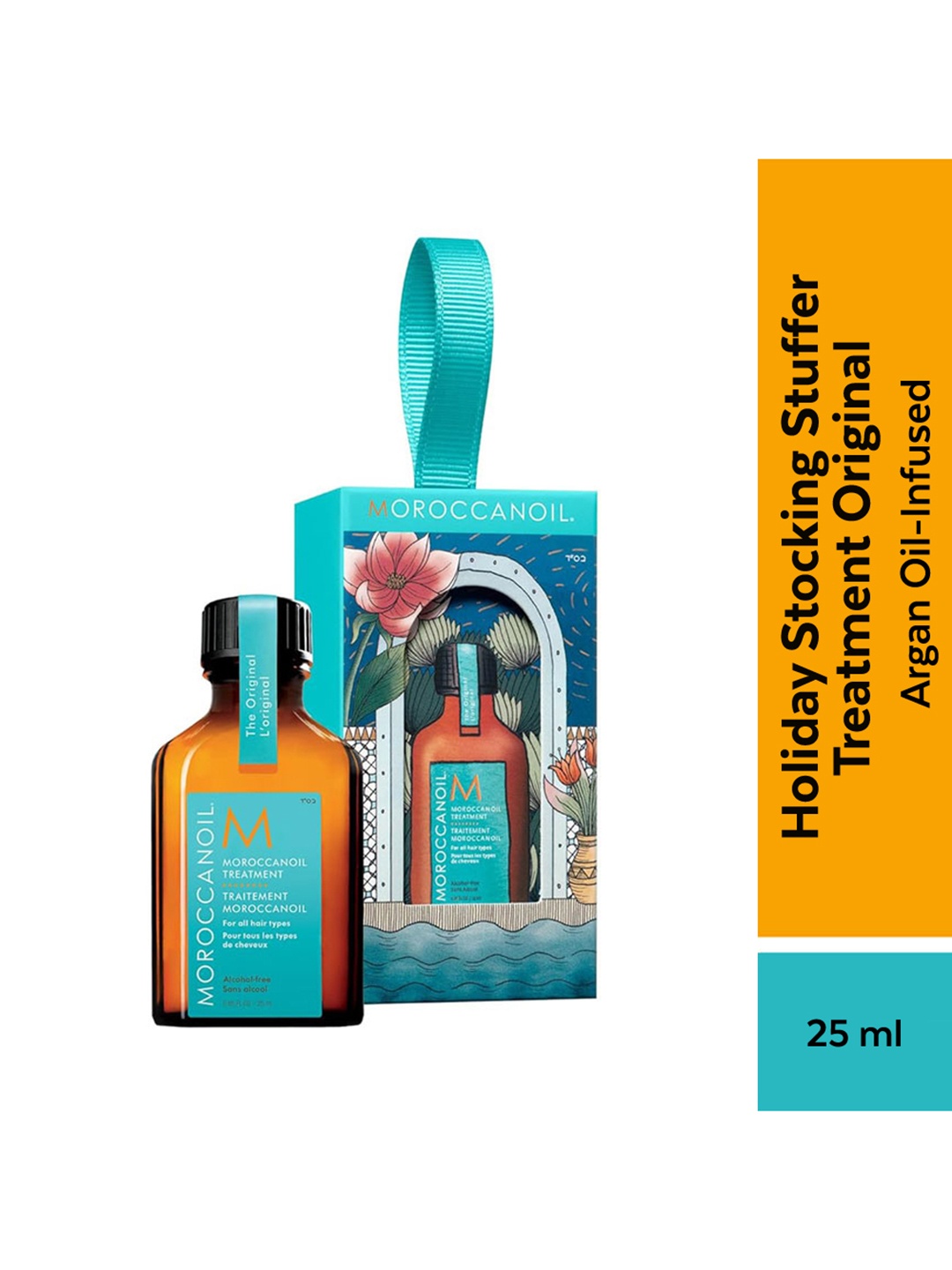 

MOROCCANOIL Treatment Original Holiday Stocking Stuffer Hair Oil with Argan Oil - 25ml, Blue