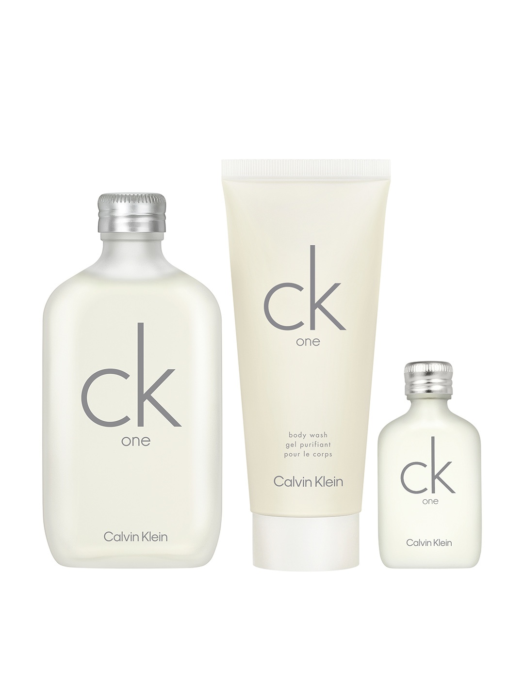 

Calvin Klein One Giftset - Eau De Toilette 100ml + Body Wash 100ml + Eau De Toilette 15ml, Off white