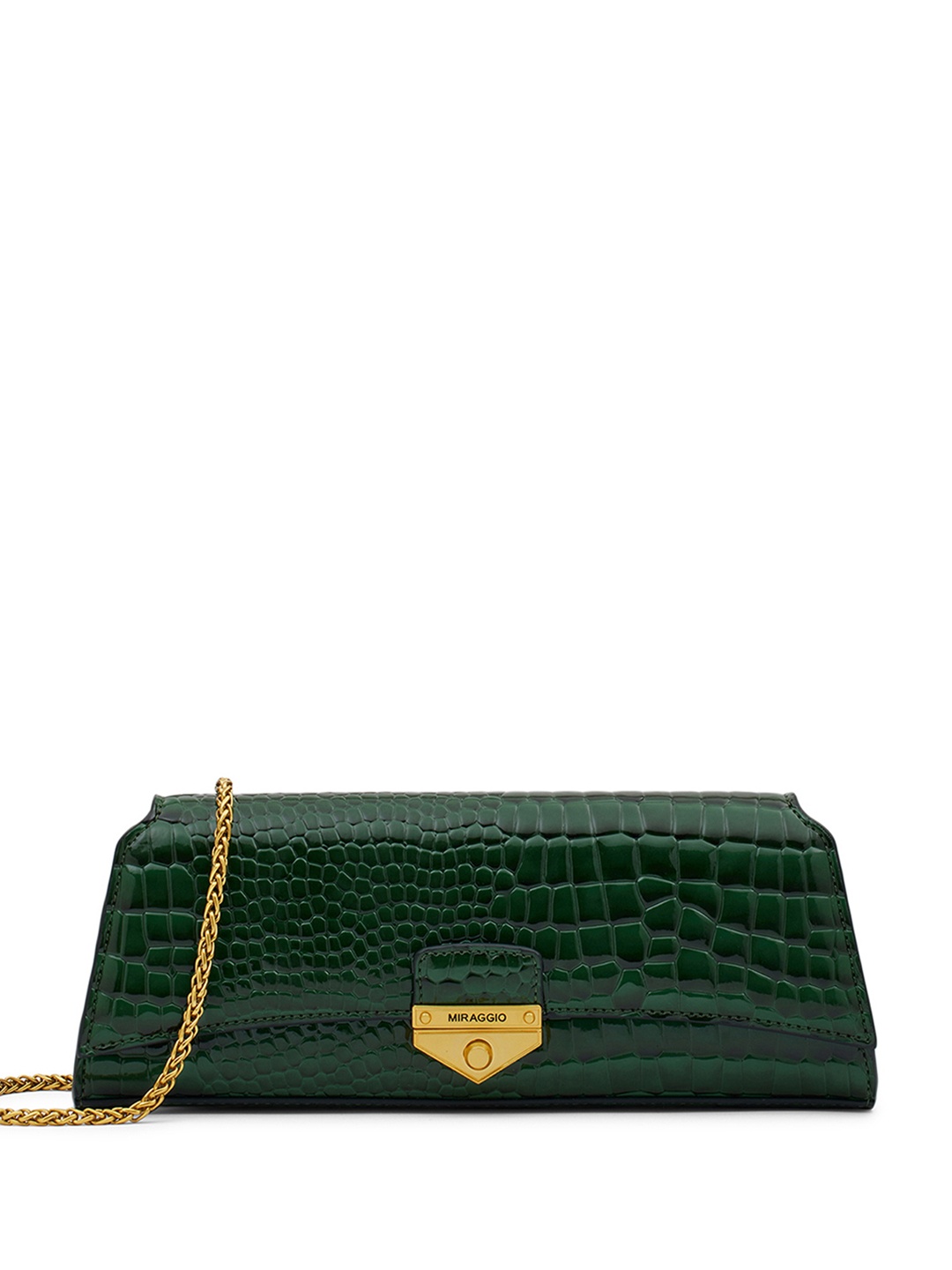 

Miraggio Black Pu Savannah Crossbody Bag, Green