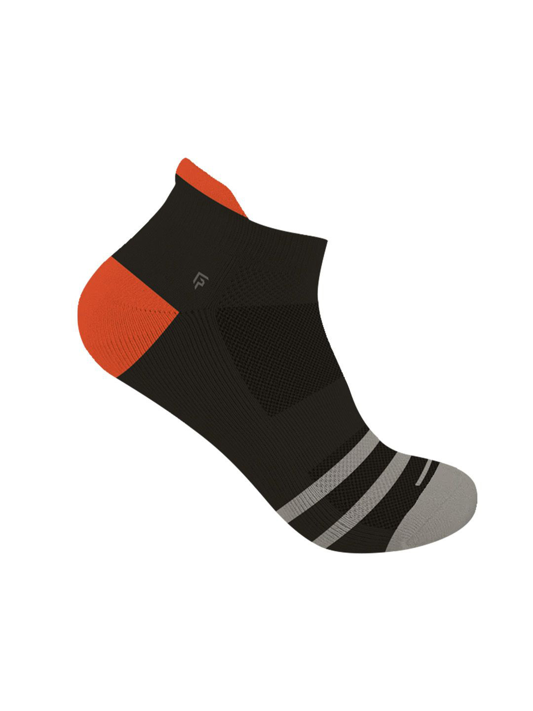 

FOOTPRINTS Unisex Patterned Ankle-Length Socks, Black