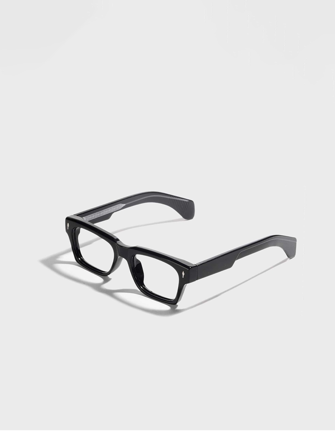 

SAM & MARSHALL Unisex Full Rim Rectangle Frames, Black