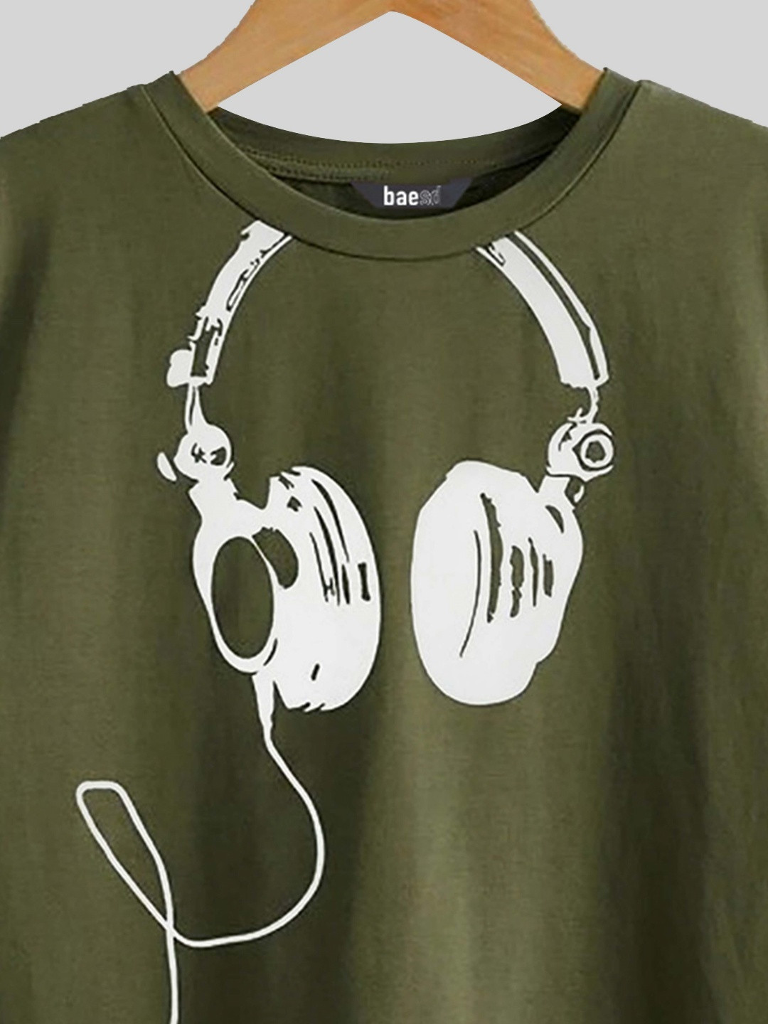 

Dagcros Boys Printed T-shirt, Black