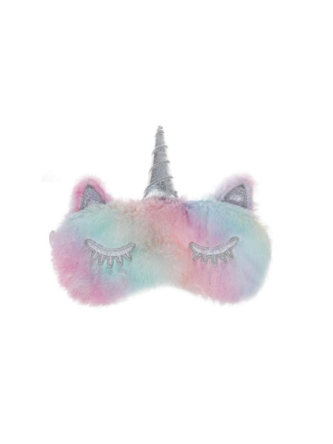 

Market99 Plush Unicorn Eye Sleep Mask, Grey
