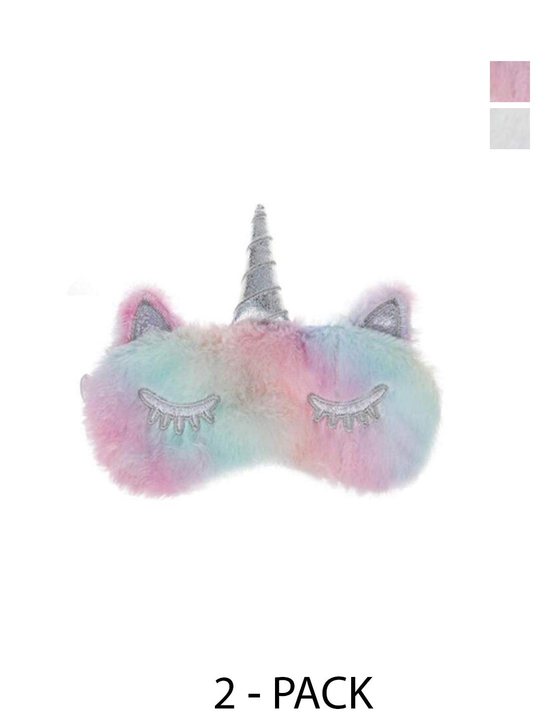 

Market99 Plush Unicorn Eye Sleep Mask, Grey