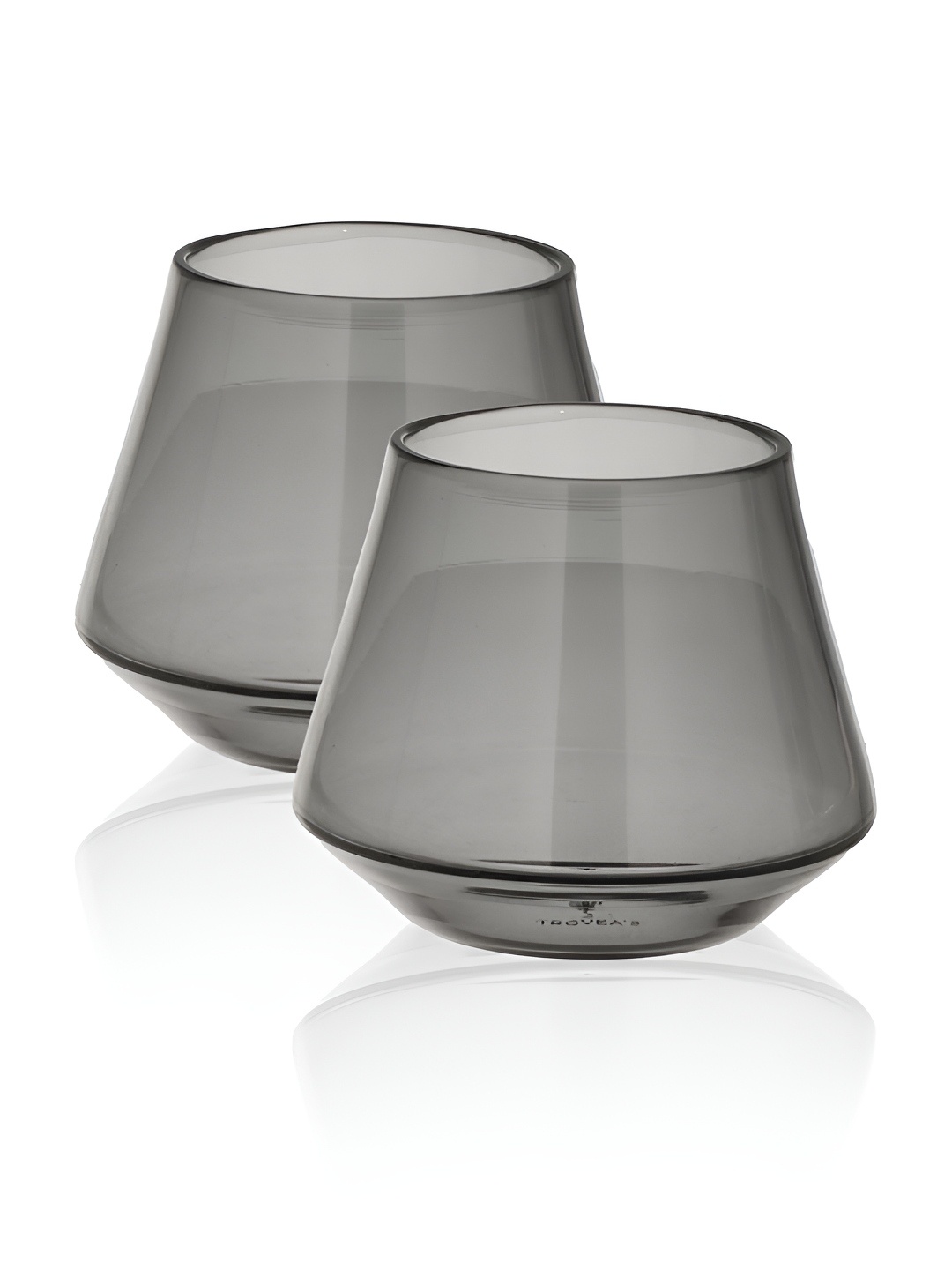 

Troveas Grey & Transparent 2 Pieces Cocktail Glasses