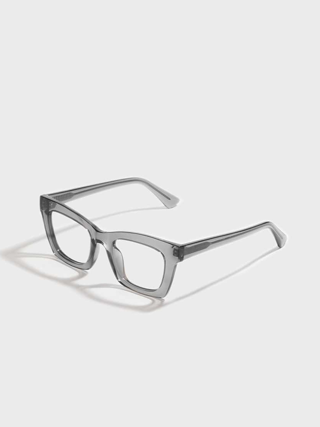 

SAM & MARSHALL Unisex Full Rim Cateye Frames, Grey