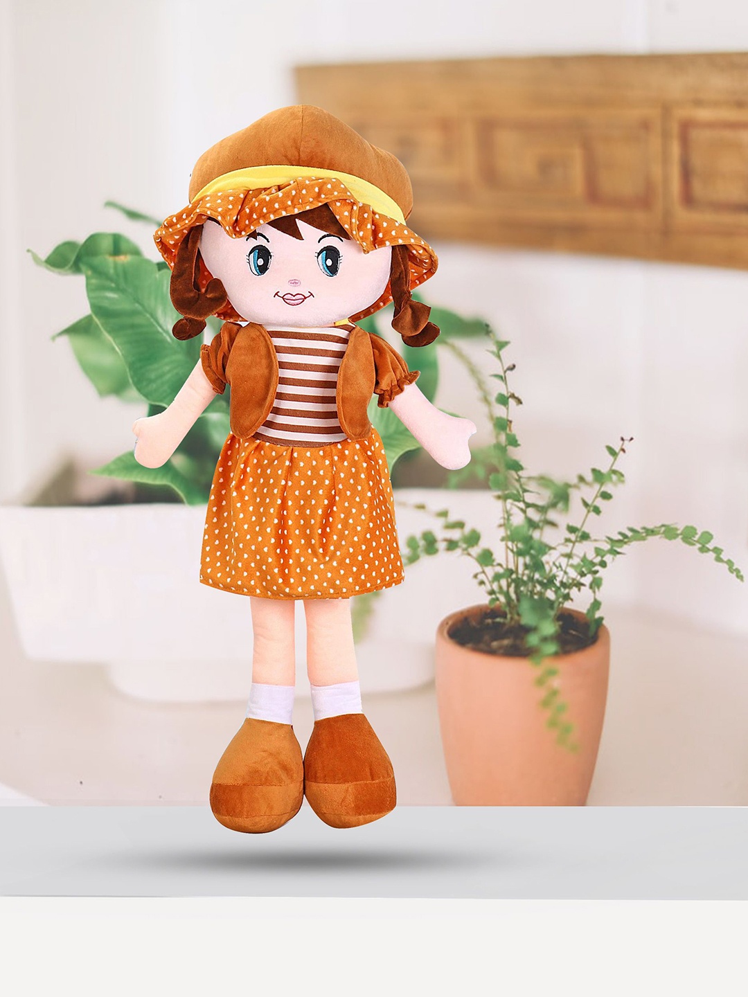 

BESTIES Girls Microfibre Soft Toy Soft Toys and Dolls, Brown