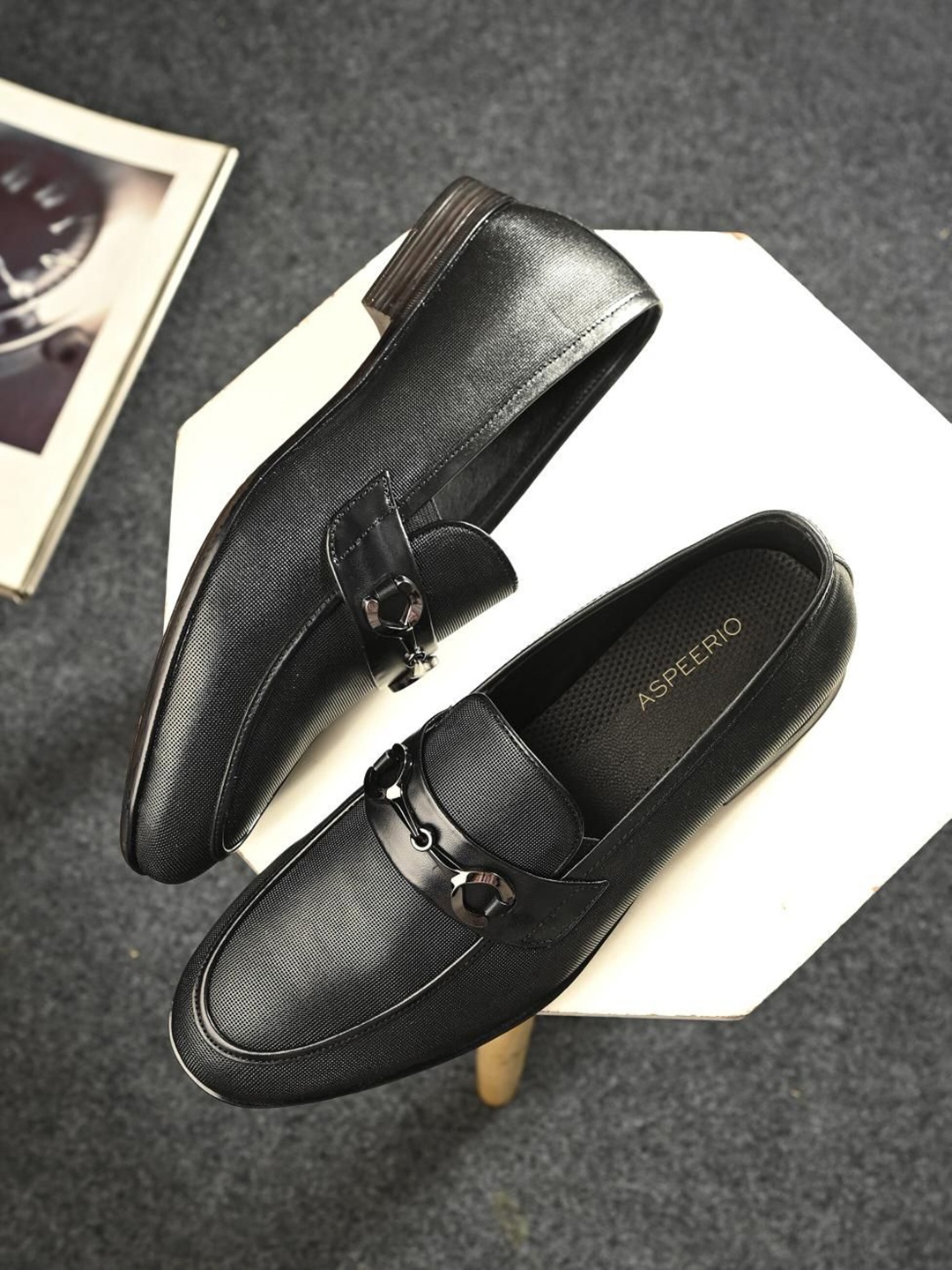 

Egoss Nova Premium Genuine Leather Formal Loafer, Black