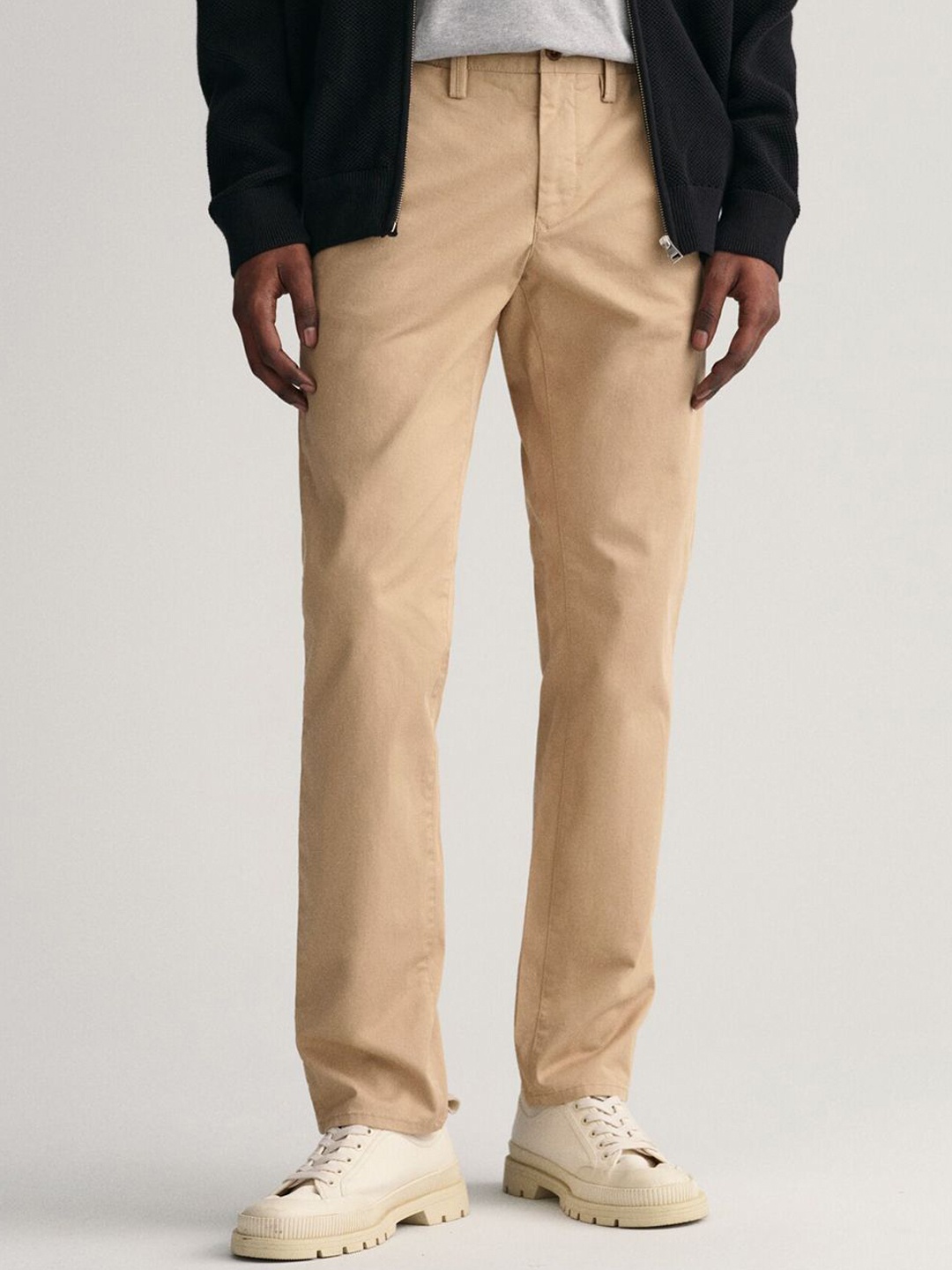 

GANT Men Slim Fit Chinos Trousers, Khaki