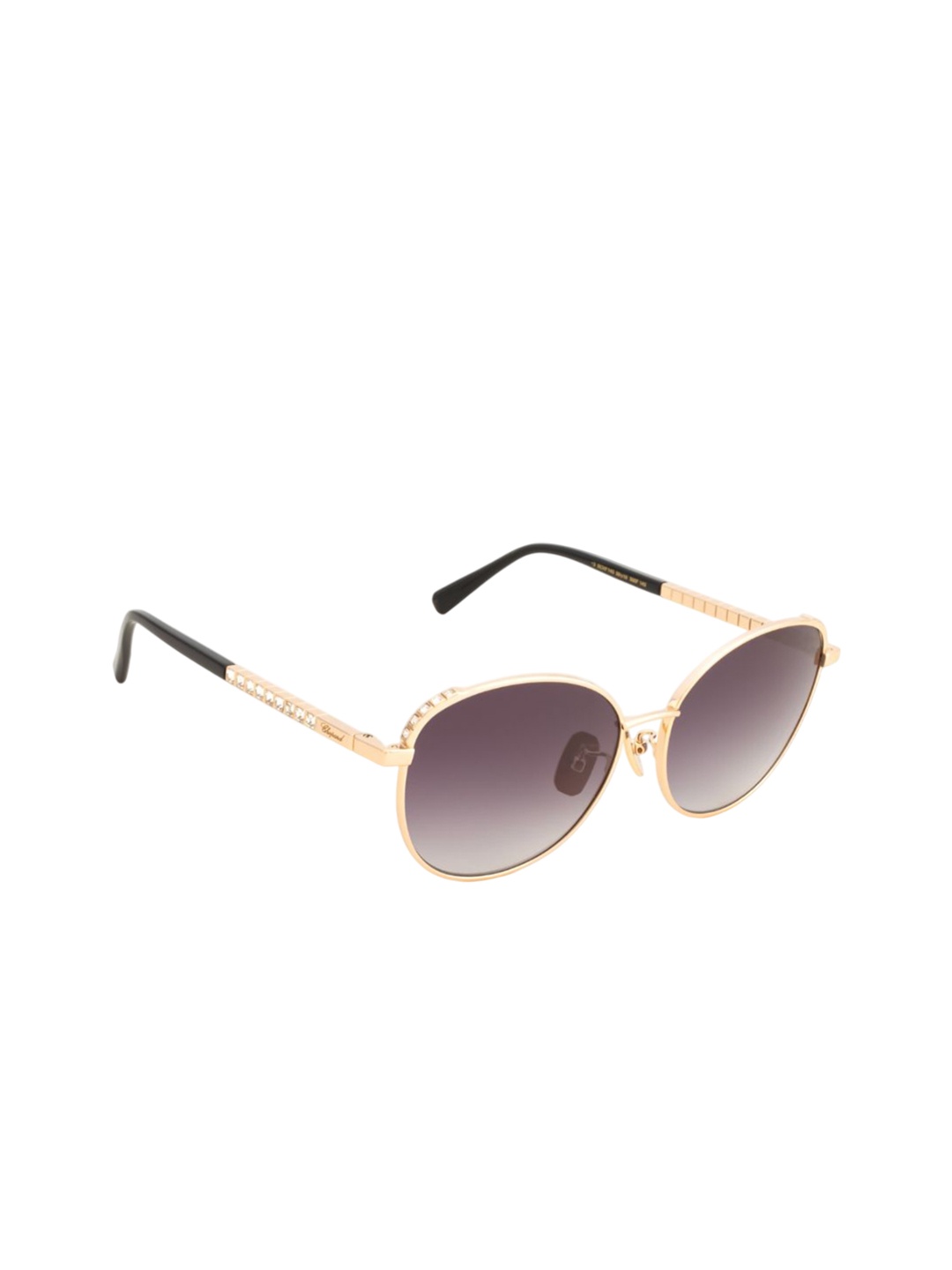 

Chopard Women Oval Sunglasses with UV Protected Lens SCHF14S59300FSG, Grey
