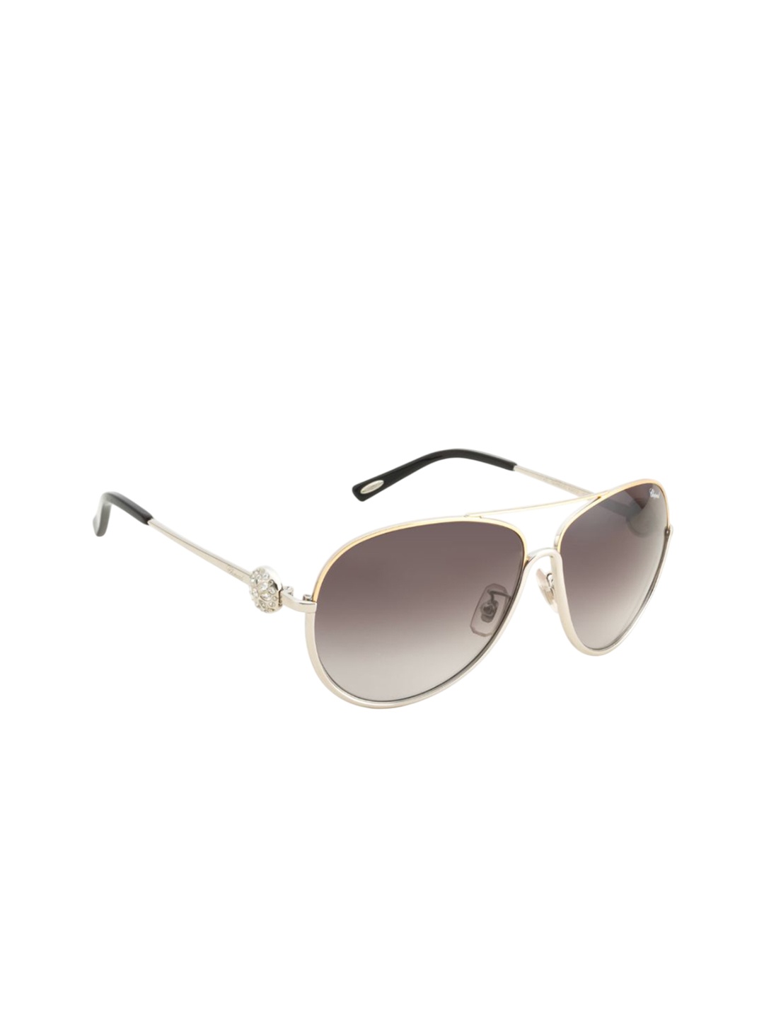 

Chopard Women Aviator Sunglasses with UV Protected Lens SCHB23S377SG, Grey