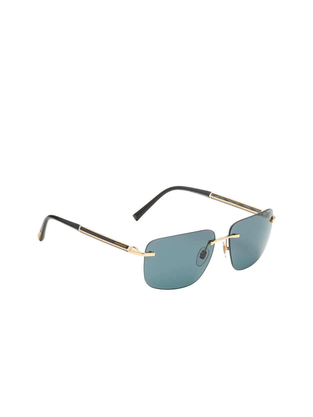 

Chopard Men Square Sunglasses with Polarised and UV Protected Lens SCHC9561300PSG, Blue
