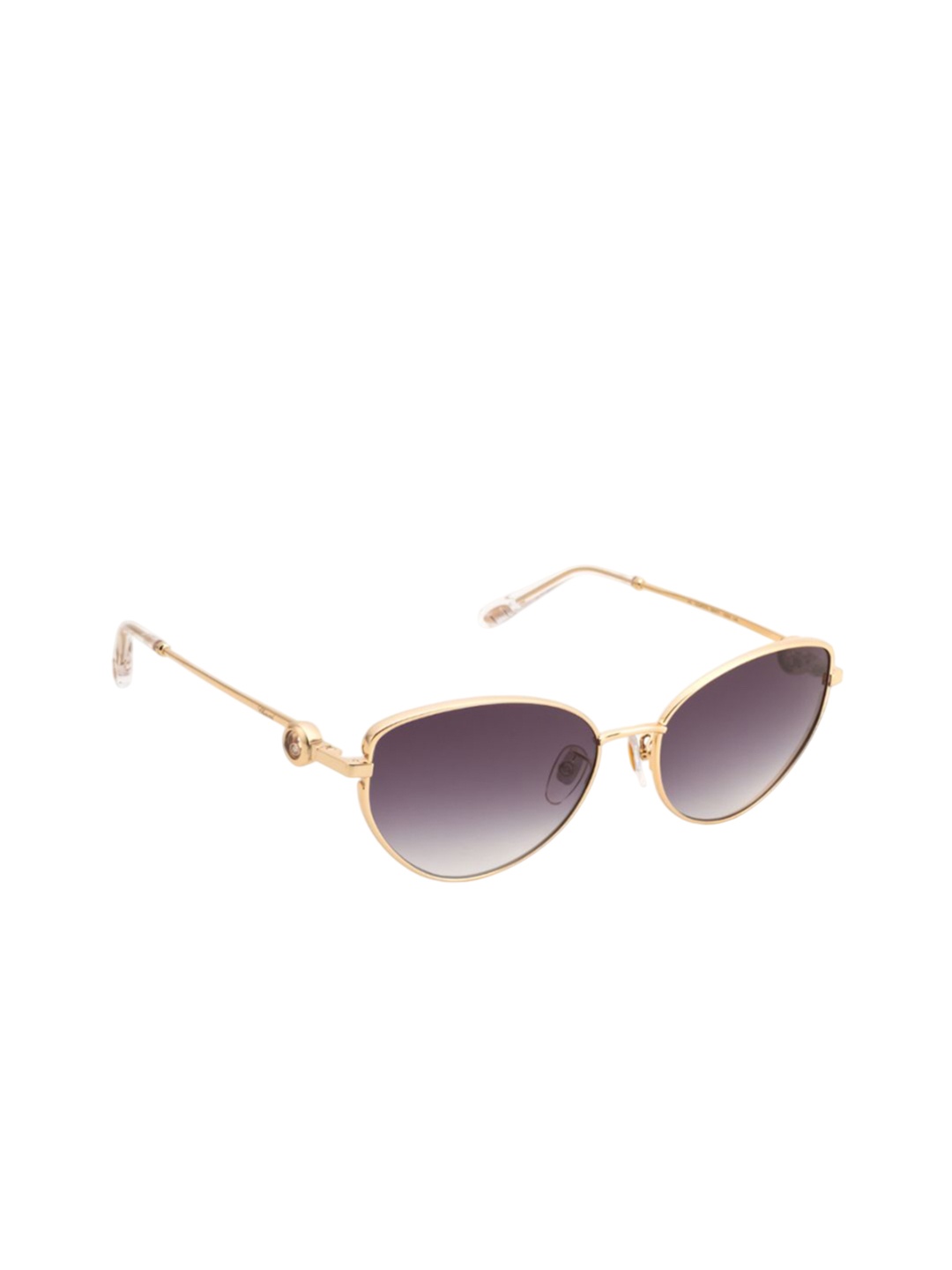 

Chopard Women Butterfly Sunglasses with UV Protected Lens SCHF07S58300SG, Gold