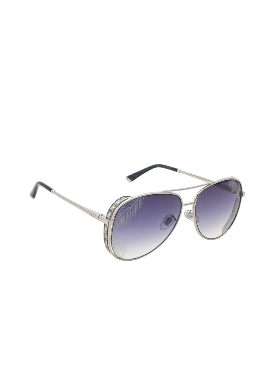 

Chopard Women Aviator Sunglasses with UV Protected Lens SCHD47S59579LSG, Blue