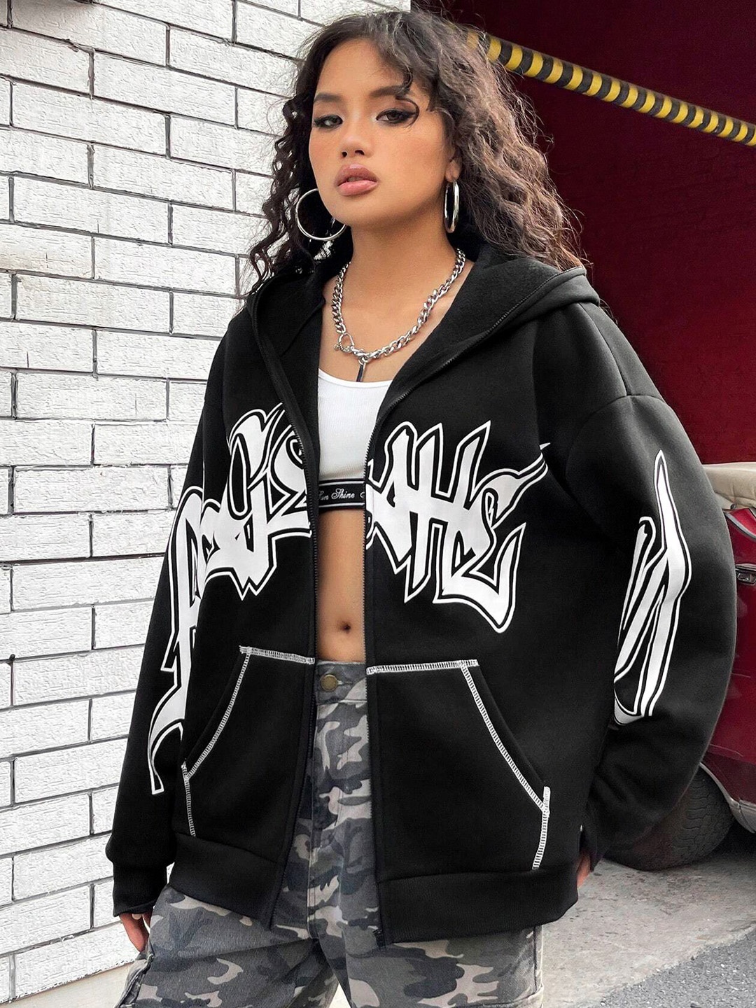 

Stylecast X Slyck Knitted Jacket, Black