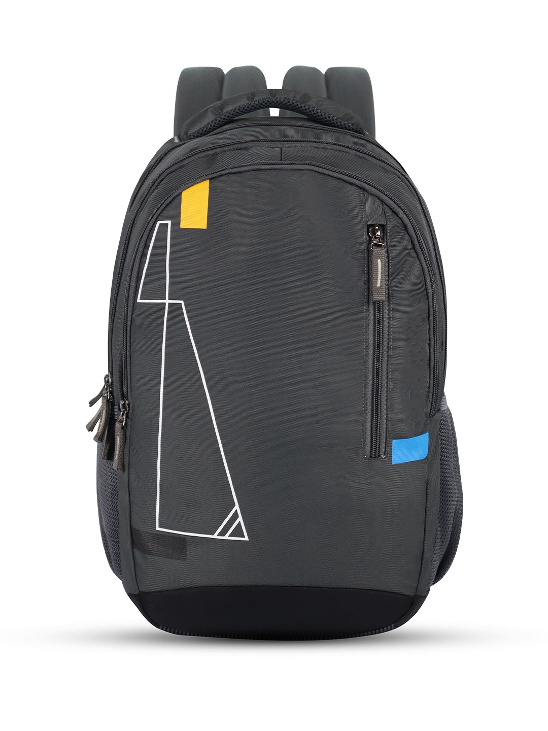 

NFI essentials Unisex Typography Printed Backpack, Grey