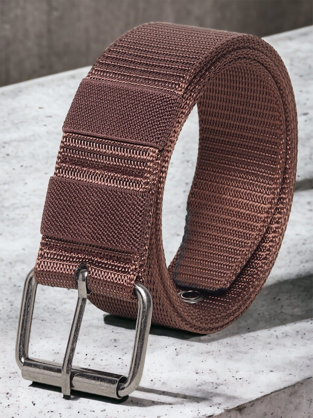 

Provogue Men Textured Belt, Brown