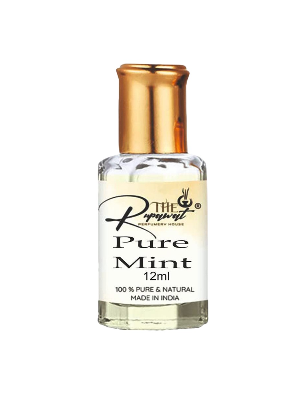 

THE RUPAWAT Perfumery House Pure Mint Natural & Alcohol Free Attar - 12 ml, Transparent