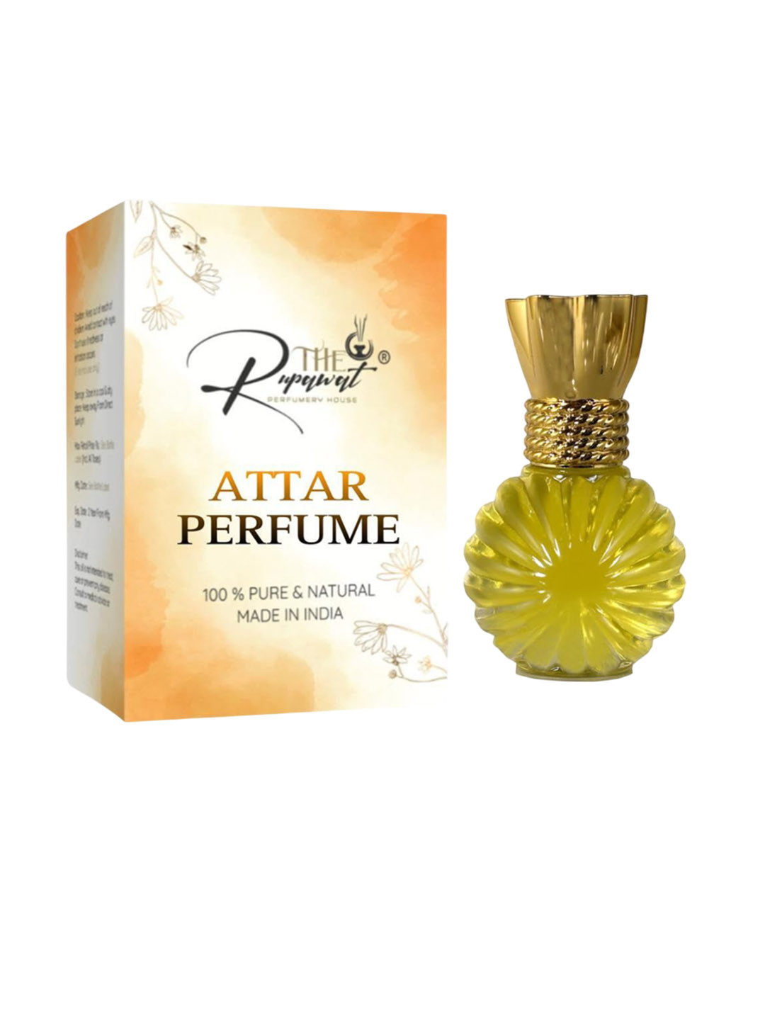 

THE RUPAWAT Perfumery House Perfume Spot Premium Natural & Alcohol Free Attar - 12 ml, Transparent