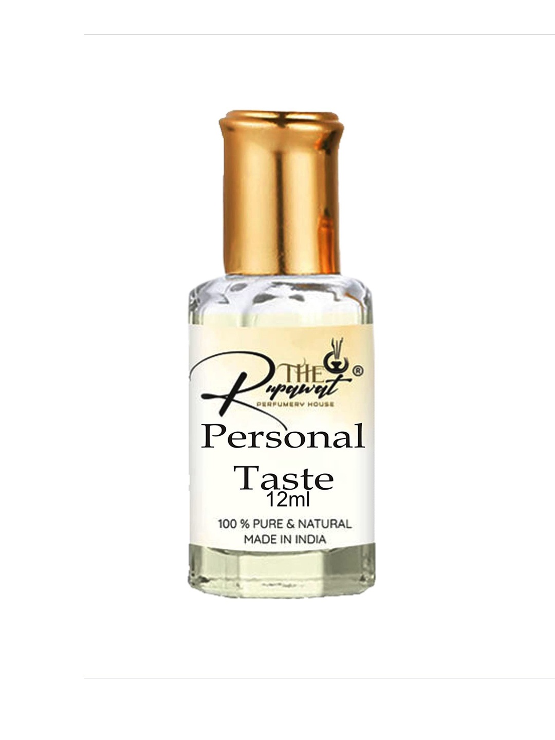 

THE RUPAWAT Perfumery House Personal Taste Natural & Alcohol-Free Attar - 12 ml, Transparent