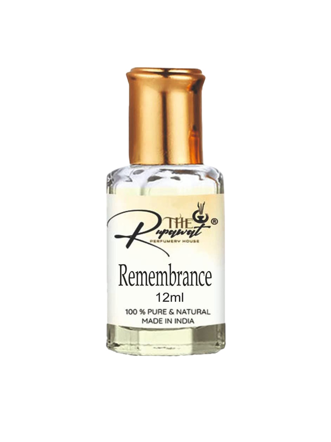 

THE RUPAWAT Perfumery House Remembrance Natural & Alcohol Free Attar - 12 ml, Transparent