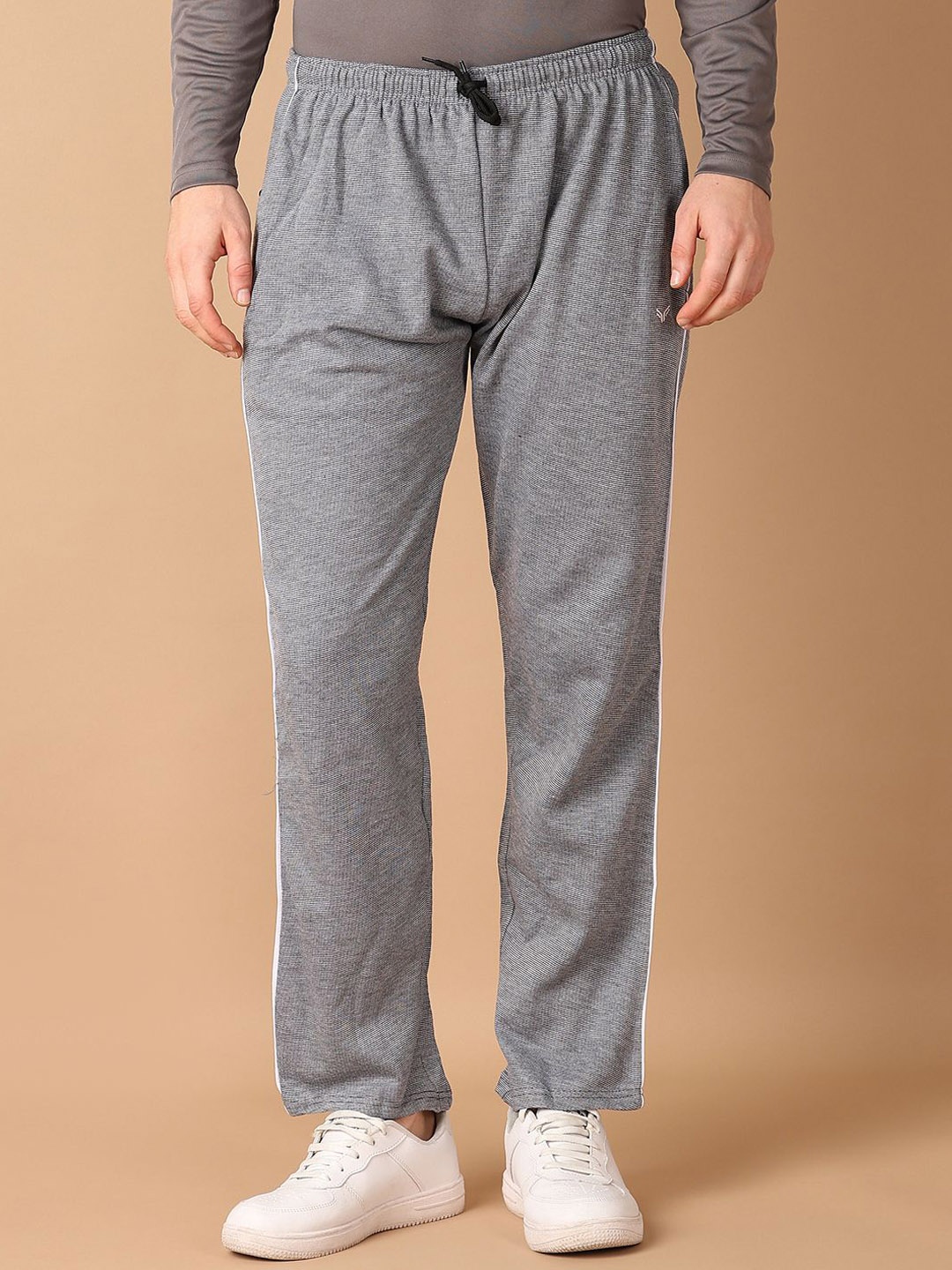 

V-Mart Men Mid-Rise Lounge Pants, Grey
