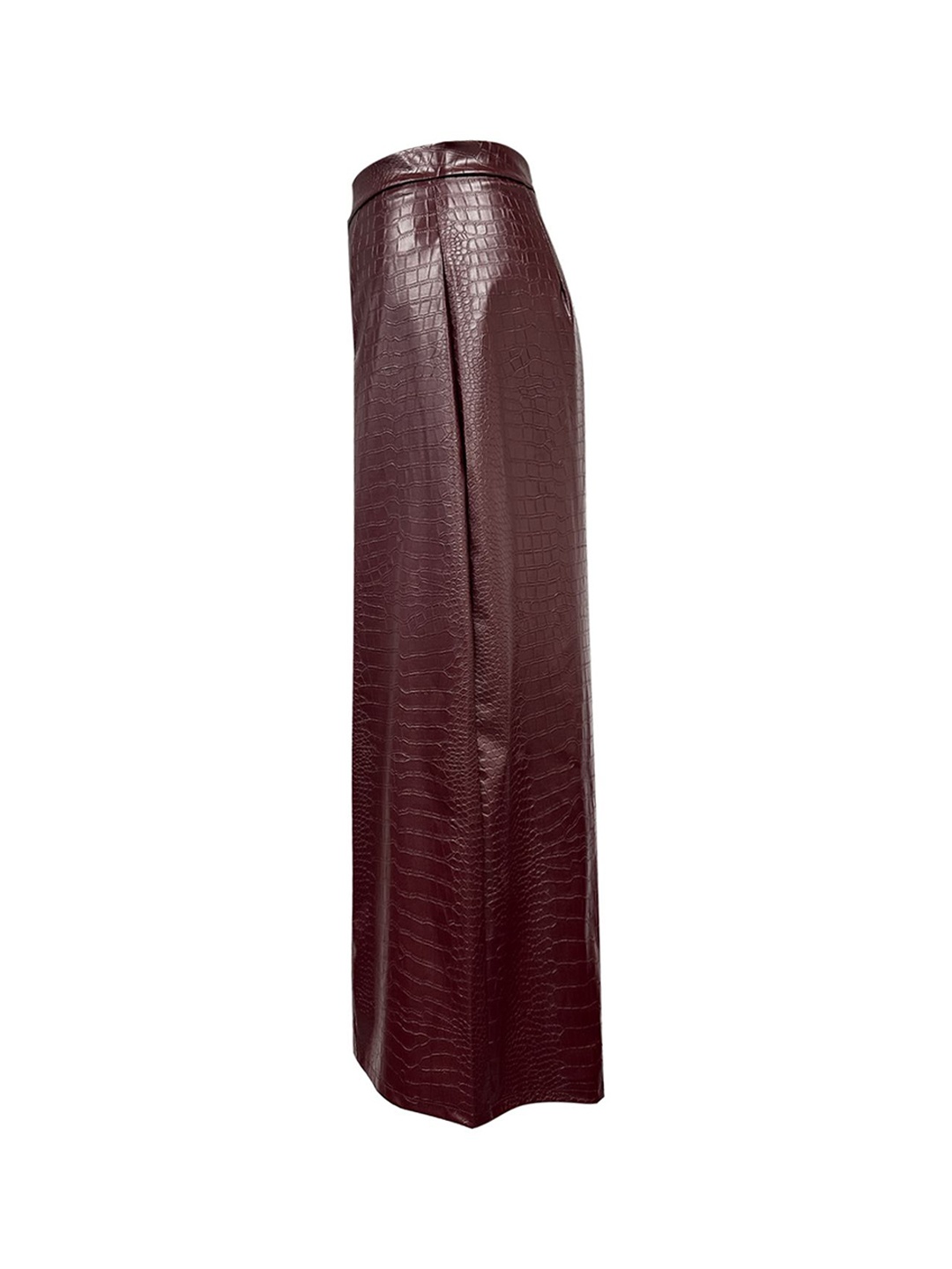 

StyleCast x Revolte Women Flared Midi Skirt, Maroon