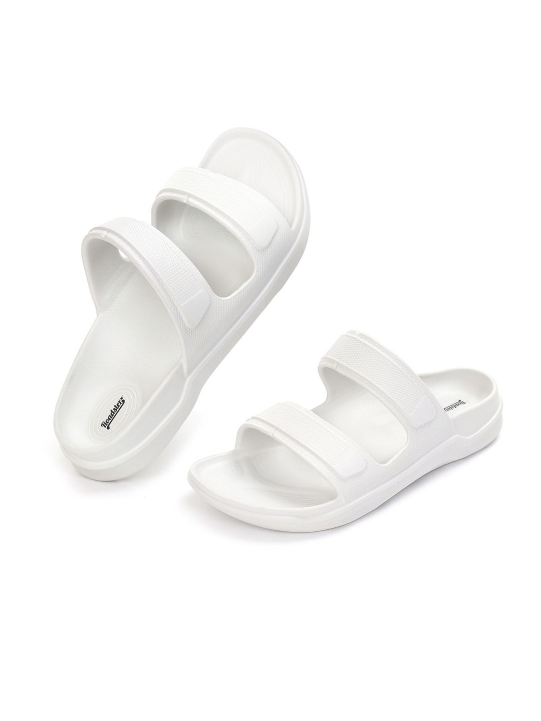 

The Roadster Lifestyle Co. Men Casual Open Toe Sliders, White
