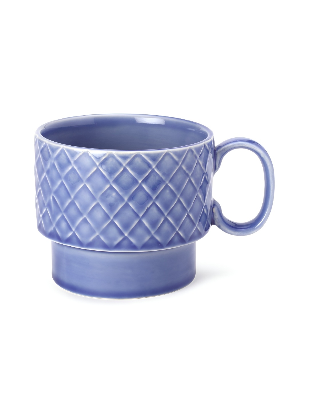 

BODHI HOUSE Blue Ceramic Dishwasher and Microwave Safe Glossy Mug