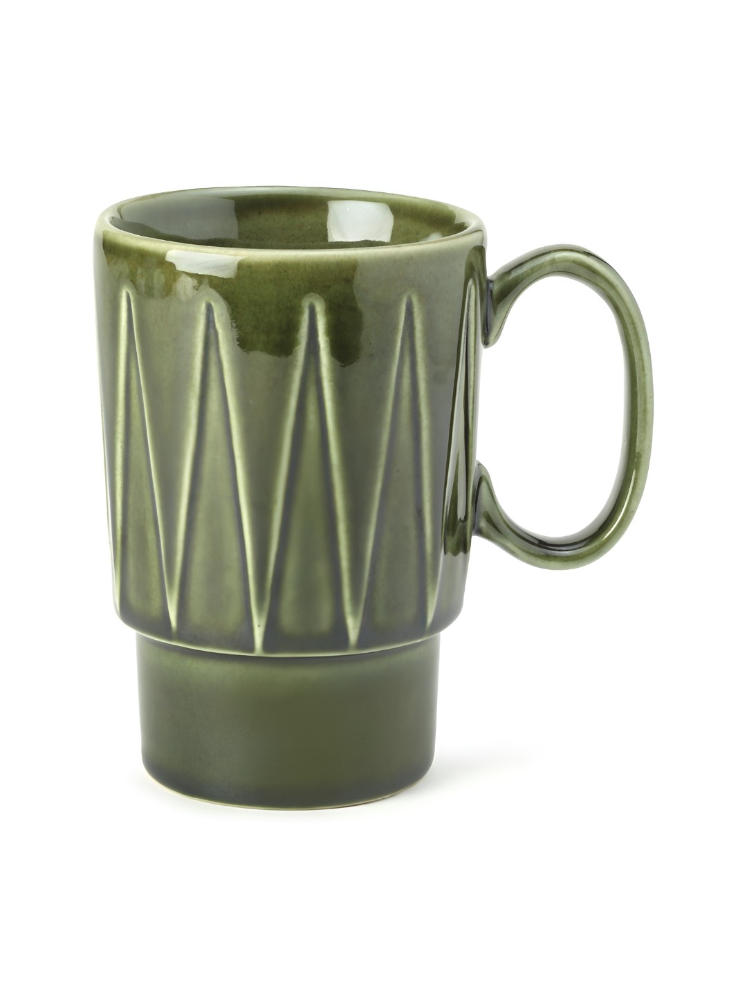 

BODHI HOUSE Green Ceramic Dishwasher and Microwave Safe Glossy Mug