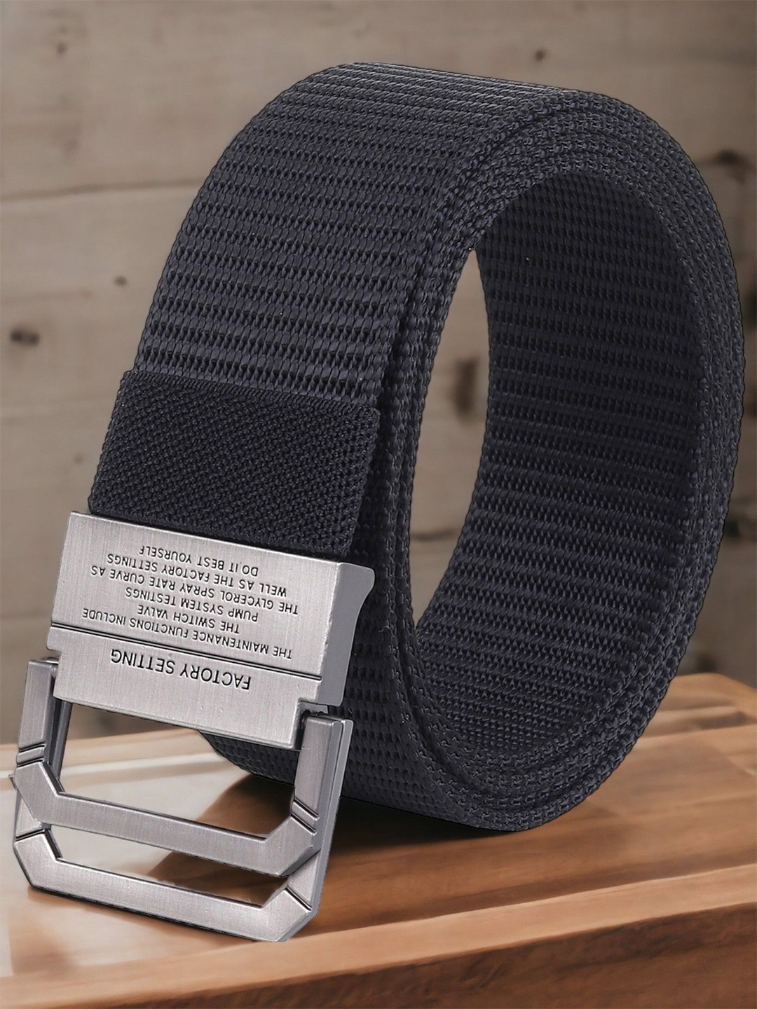 

Provogue Men Textured Belt, Black
