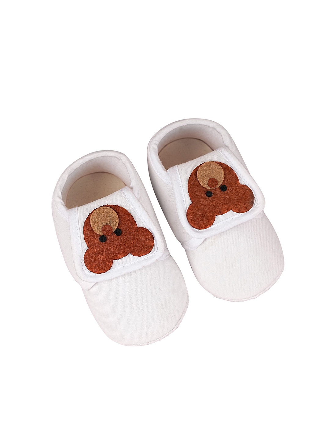 

COCO CANDY Kids Bear Booties, White