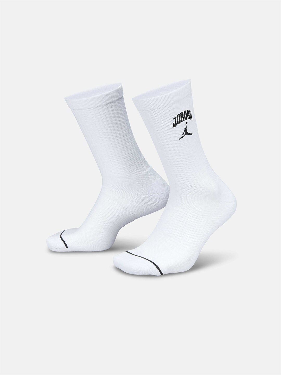 

Nike Unisex Jordan Everyday Crew Socks (1 Pair), White