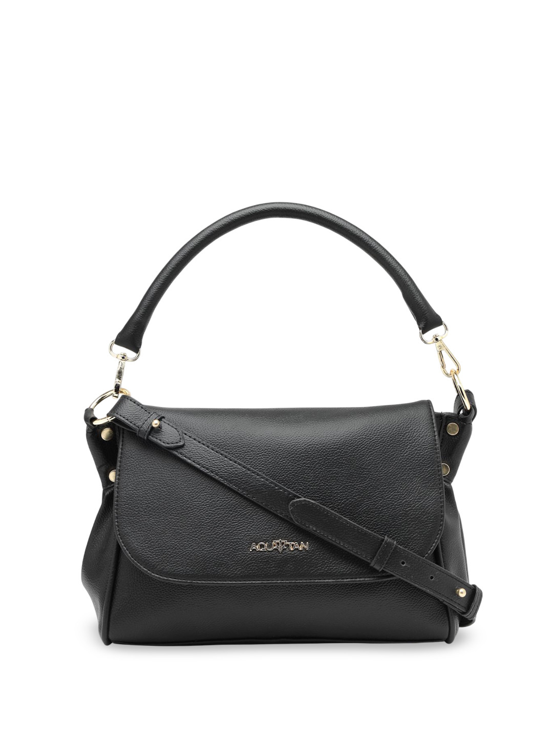

AQUATAN Women Solid Crossbody Handheld Bag, Black