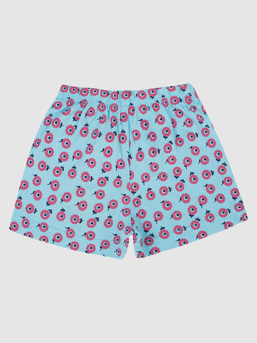 

Bodycare Kids Girls Printed Blue Shorts