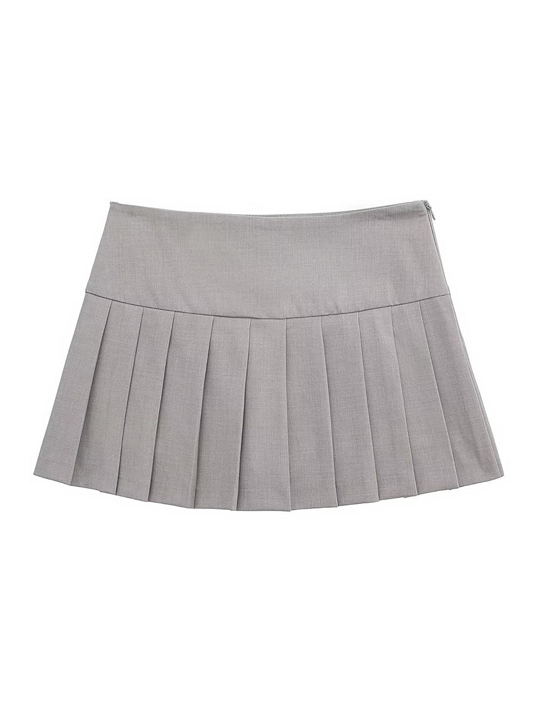 

LULU & SKY Women Pleated Mini Skorts, Grey