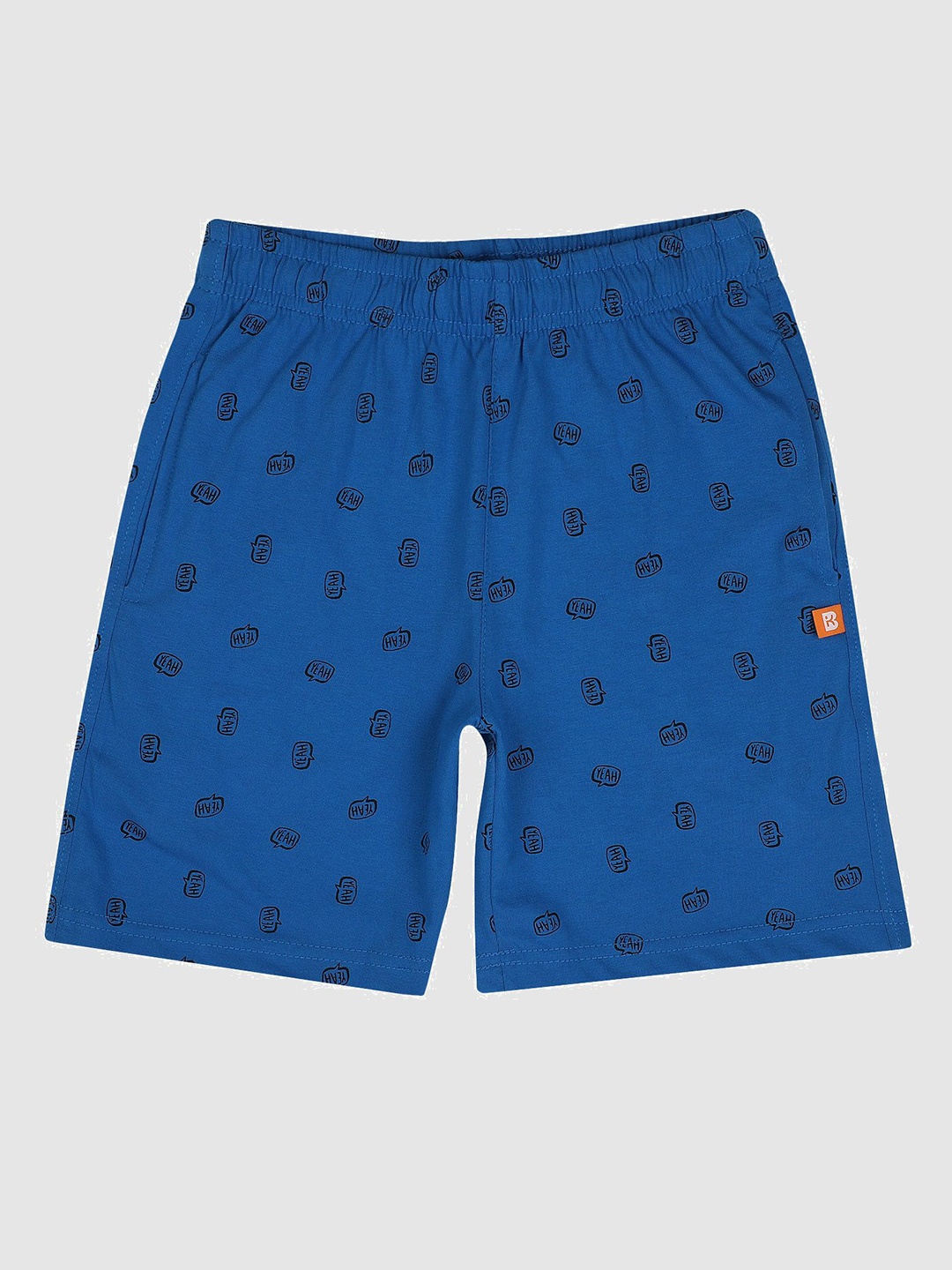 

Bodycare Kids Boys Proteens Allover Printed Royal blue Shorts