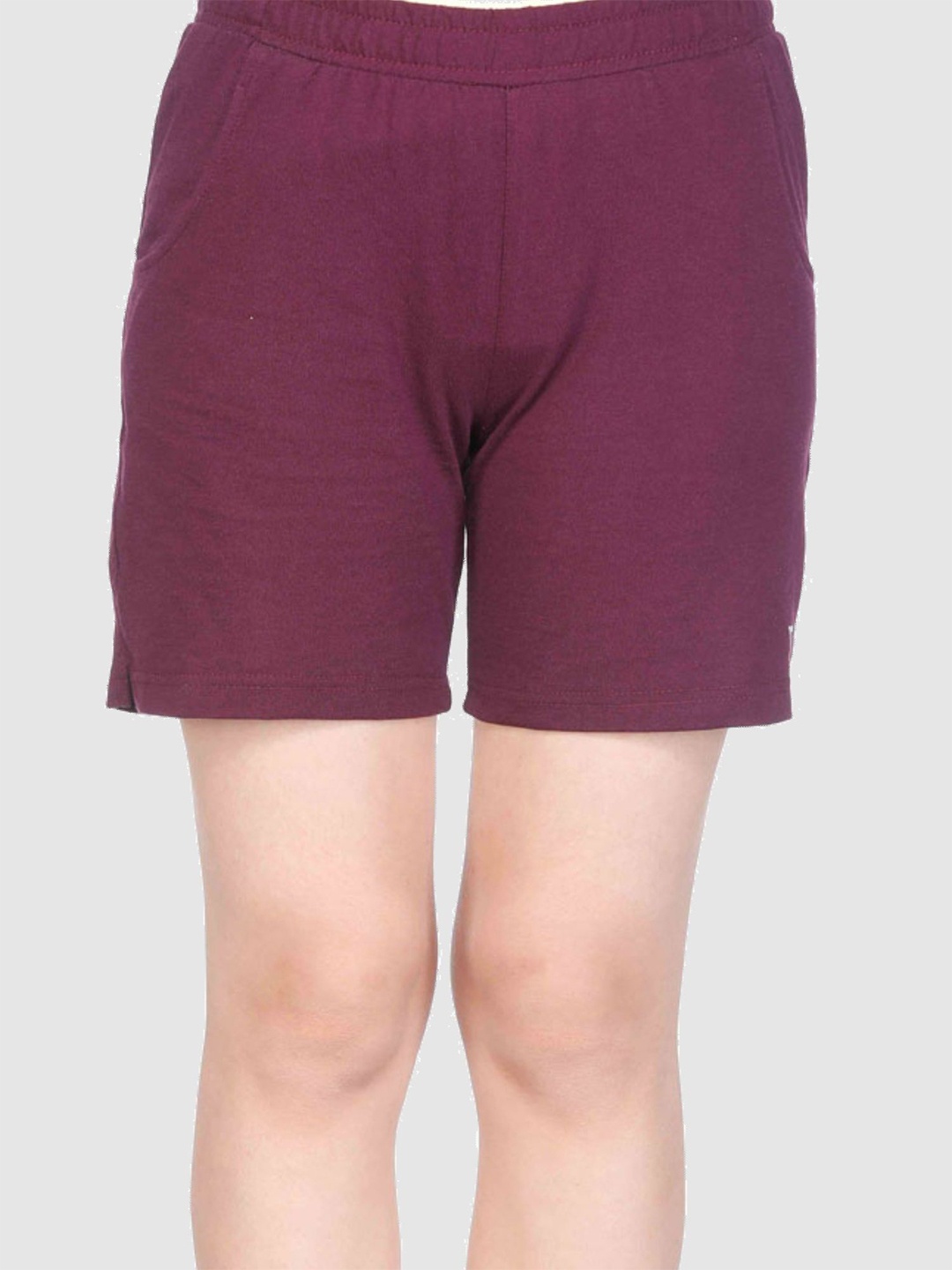 

Bodycare Kids Girls Cotton Regular Fit Shorts, Red