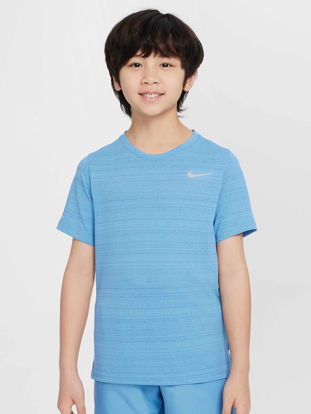

Nike Boy Dri-Fit Round Neck Sport T-Shirt, Blue
