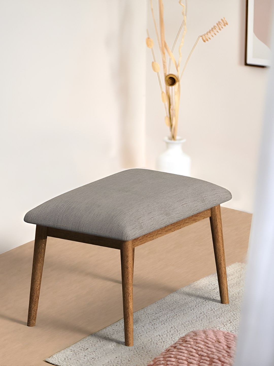 

Chumbak Grey Square Shaped Pre-Assembled Wooden Cushion Lounge Chair
