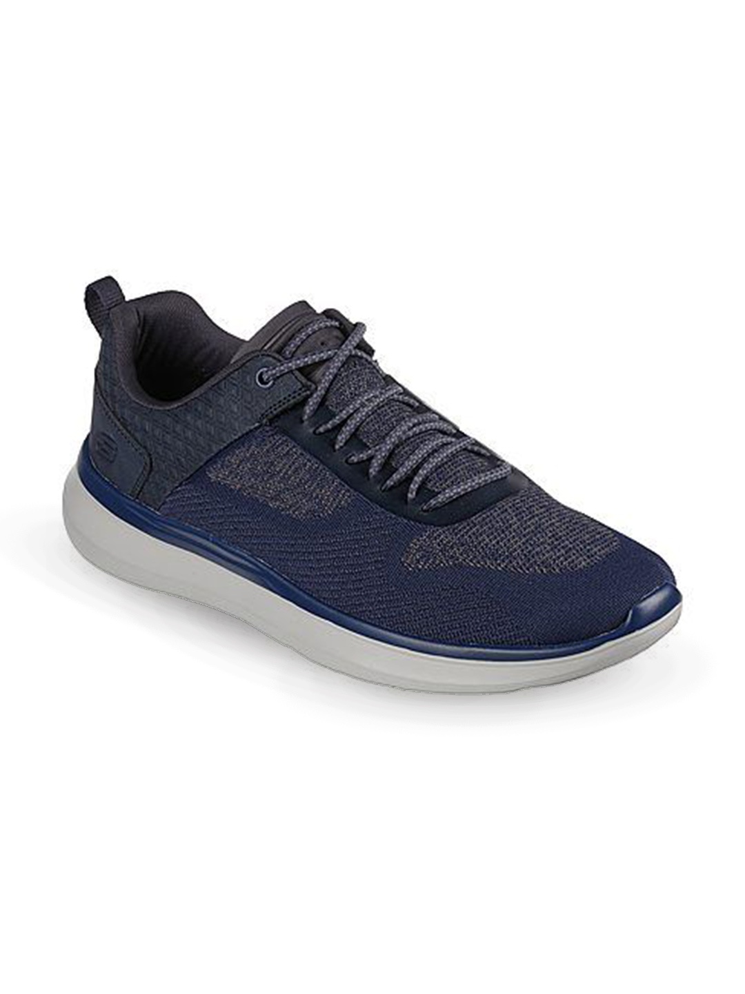 

Skechers Men Lace Up Running Shoes, Navy blue