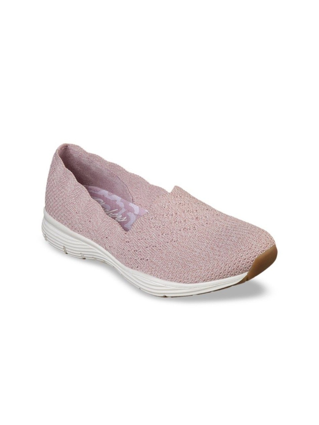 

Skechers Seager - Star Women Slip On Running Shoes, Rose