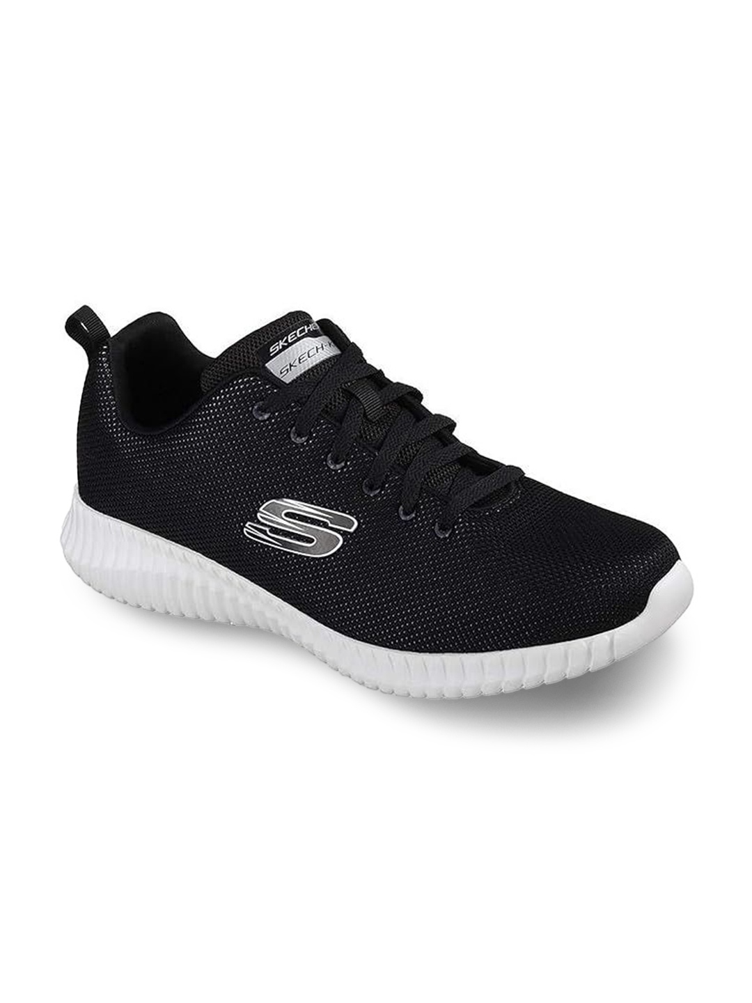 

Skechers ELITE FLEX Men Lace - Ups Running Shoes, Black