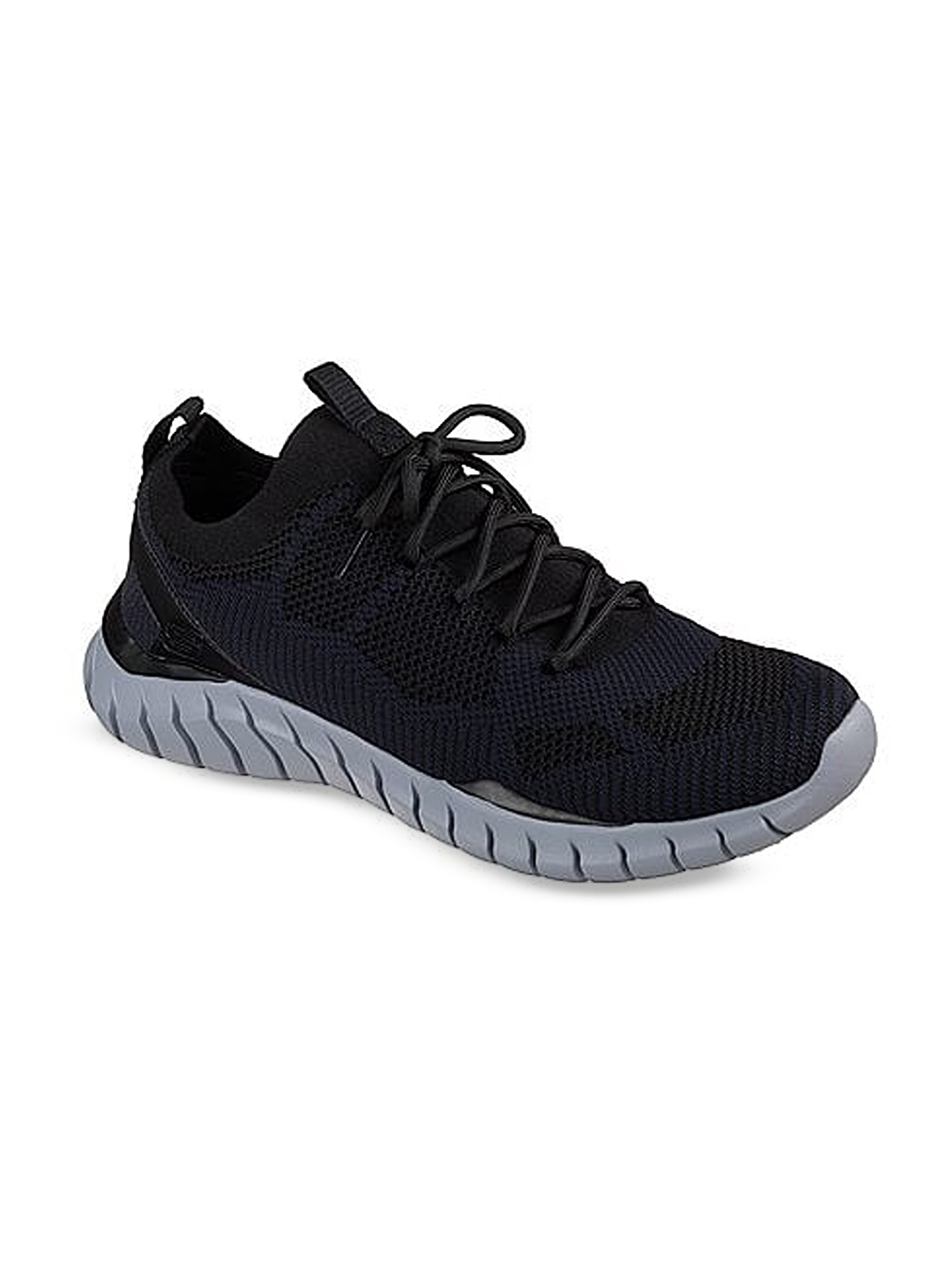 

Skechers Overhaul Men Lace Up Running Shoes, Black
