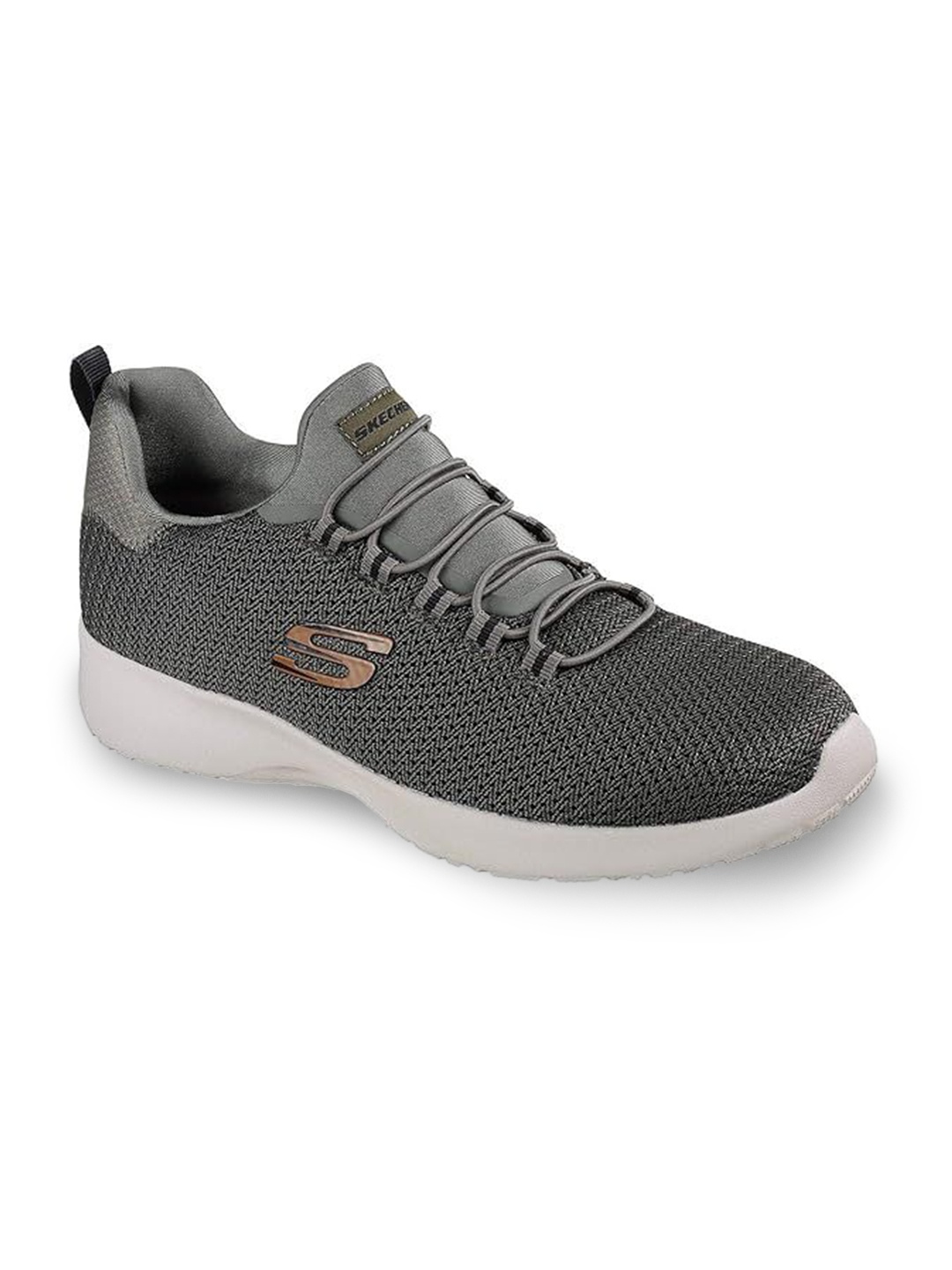 

Skechers Dynamight Men Lace Up Running Shoes, Grey