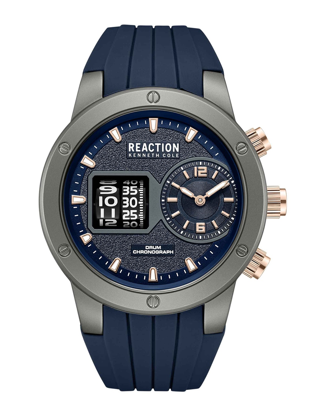 

REACTION KENNETH COLE Men Dial & Straps Analogue Watch KRWGQ0069302, Blue