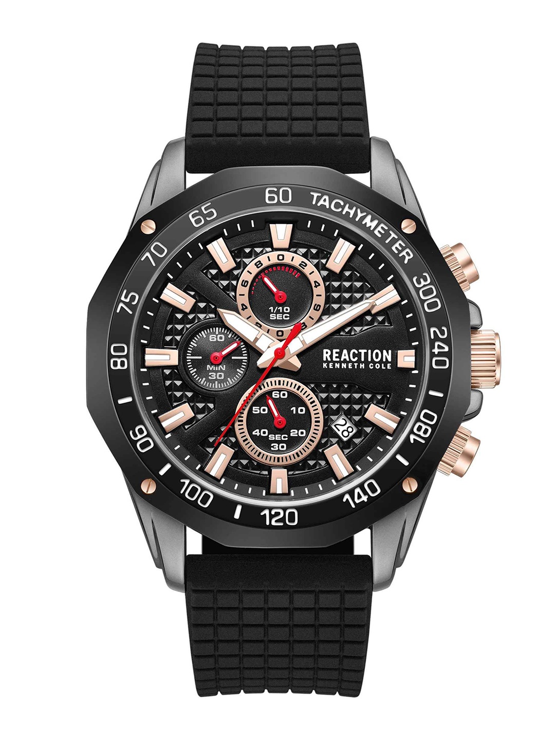 

REACTION KENNETH COLE Men Dial & Straps Analogue Watch-KRWGO0069203, Black