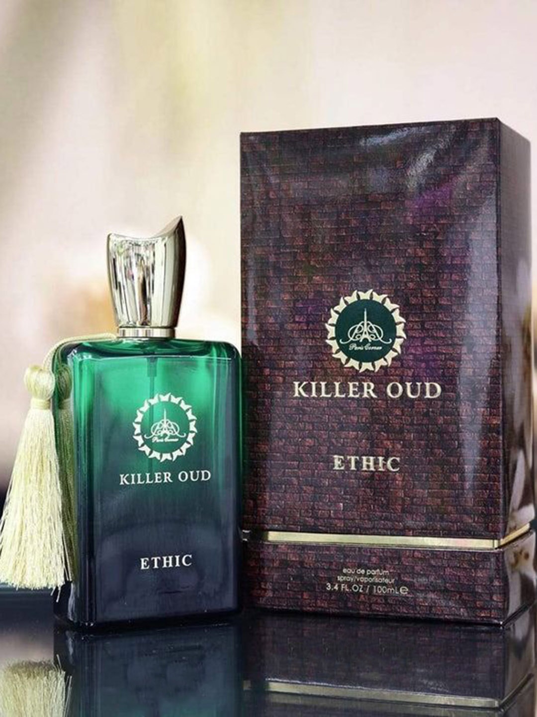 Paris Corner Perfumes Ethic Killer Oud Long Lasting Eau de Parfum - 100 ml, Transparent